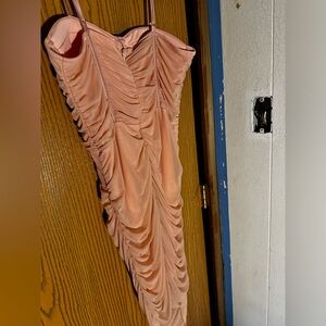 Fashion nova dress rose pink